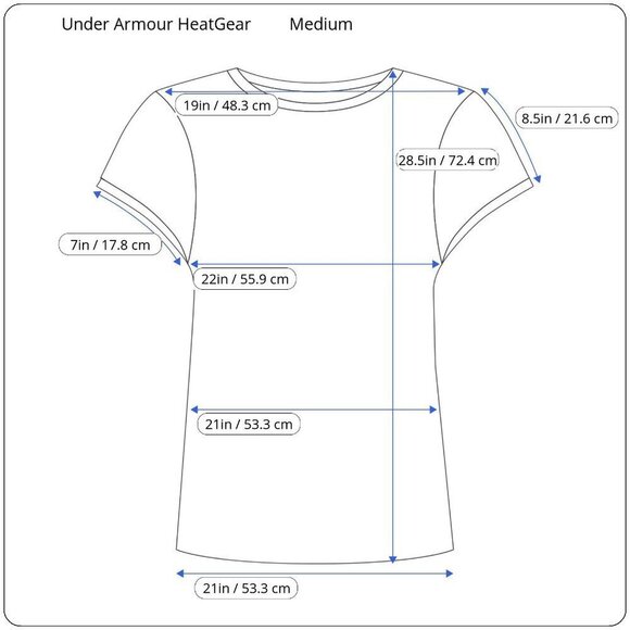 Under Armour Heatgear Shirt Adult Medium Performance Fitted Activewear Mens - Picture 3 of 9